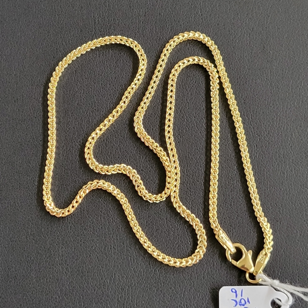 10k gold necklace 16 inch